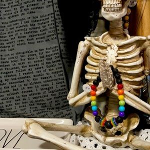 🌈handmade 8” rainbow bracelet oil infusible🌈